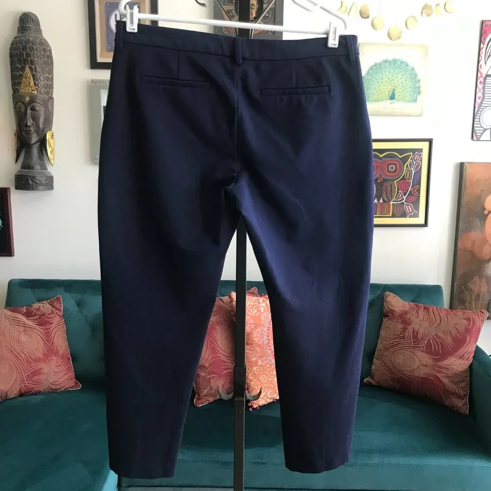 LIVERPOOL size Petite 12 / 31 Kelsey Ponte Knit Trouser Super Stretch Ankle Cr - Picture 3 of 4